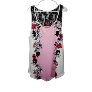 NWT rosegal women's tank top with lace sz 16